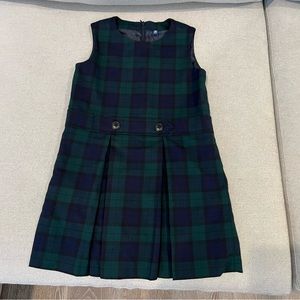 Girls Plaid Dress Pleated Dress size 5 uniform